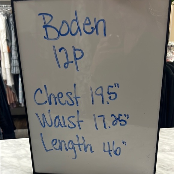 Boden Clarissa Midi Length Sleeveless Dress Size 12P - Picture 11 of 15